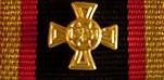 Bandschnalle Eherenkreuz Gold