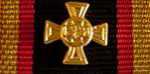 Bandschnalle Eherenkreuz Gold