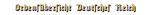 Titel Ordensübersicht