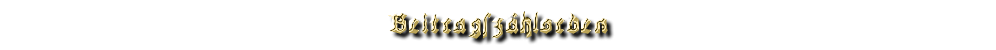 Beitragszählorden