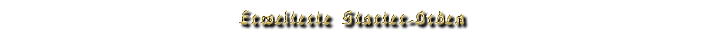 Erweiterte Starter-Orden