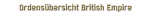 Titel Ordensübersicht Briten