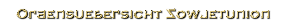 Titel Ordensübersicht Sowjet