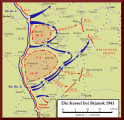 Karte - Kesselschlacht bei Brjansk 1941