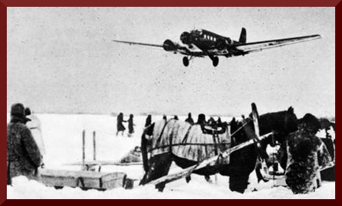 Ju 52 approaching Stalingrad late 1942