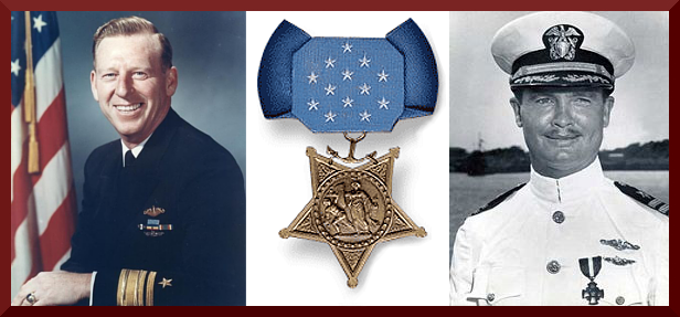 Gato U-Boot Kommandanten Fluckey, Dealey, Medal of Honor