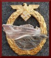 BibSchnellboot-Kriegsabzeichen mit Brillanten