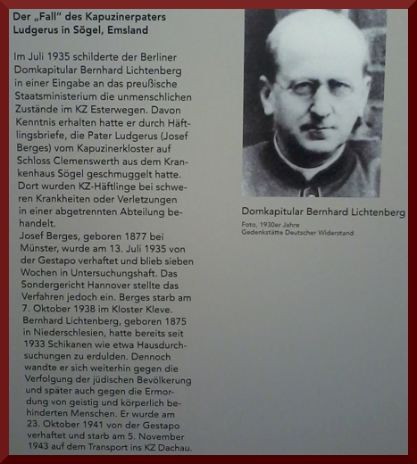 Gedenktafel im KZ Esterwegen