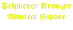 Überschrift Admiral Hipper