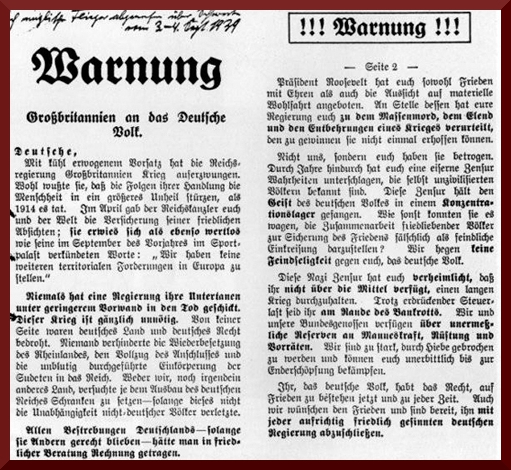 Flugblatt