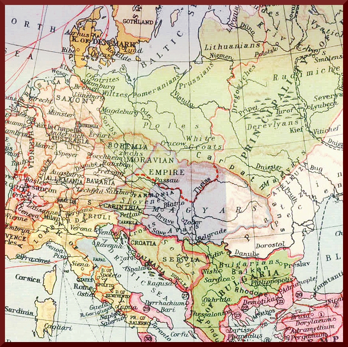 Europe around 900