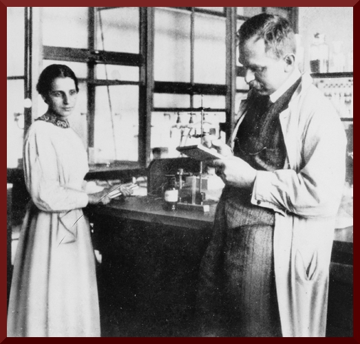 Otto Hahn und Lise Meitner