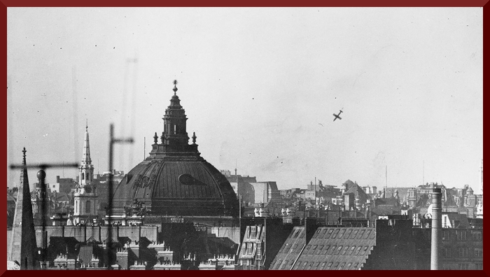 Fieseler Fi103 cayendo en Londres
