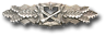Nahkampfspange in Silber