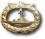 UBoot Kriegsabzeichen gold