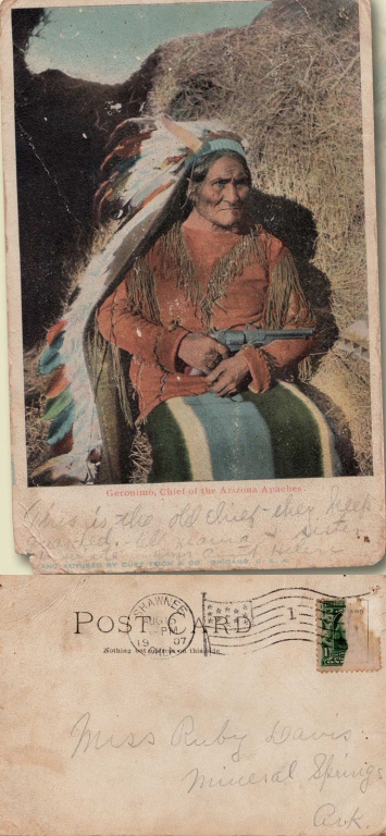 Postkarte Geronimo1907