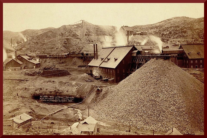 Homestake works mine 1889