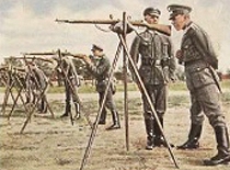 Bild 31 Zielen auf dem Sandsack