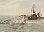 Bild 177 U Boot beim Tauchmanöver