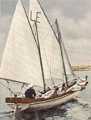 Bild 198 Kutter beim Wettsegeln