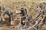 Bild 59 Mittlerer Minenwerfer im feuer