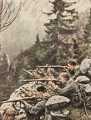 Bild 117 Hochgebirgsjäger beim Feuerüberfall