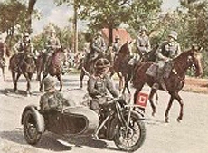 Bild 141 Befehlsausgabe mit Motorrad