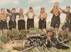 Bild 148 Das Maschinengewehr hämmert