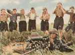 Bild 148 Das Maschinengewehr hämmert
