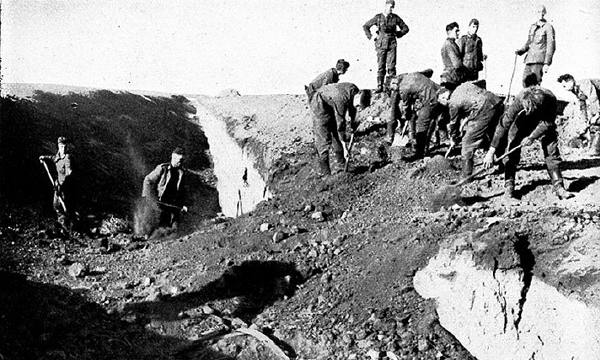137b Pioniere ebenen Panzergraben