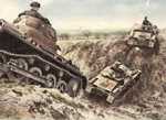 Bild 129 Panzerkampfwagen im Verband