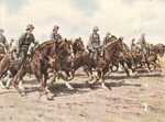 Bild 87 Batterie exerziert im Galopp