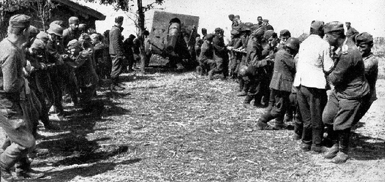 109b Schweres Geschütz geht vor Odessa in Stellung