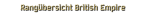 Rangübersicht British Empire