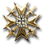 Spanienkreuz gold Brill