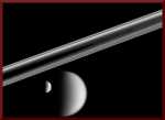 Four Saturn moon