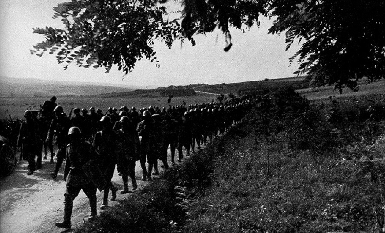 40a Rumänen auf dem Vormarsch