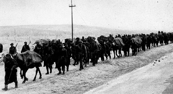 206b Rumänen beim Vormarsch auf Sewastopol