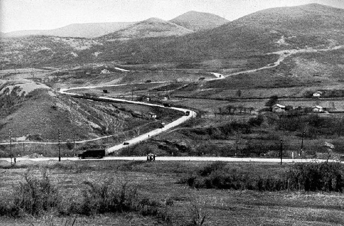192a Gebirgsstraße nach Feodosija