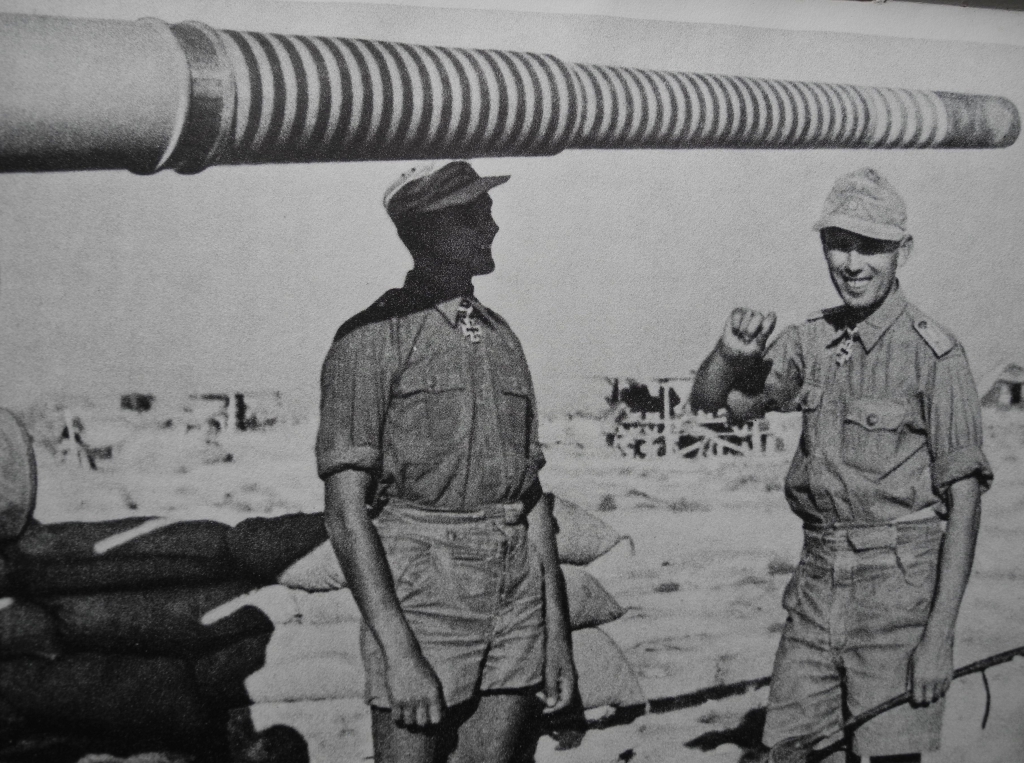 30. Panzerschlacht bei Sollum - 8.8 Flak - OLt.Schwabach, Uffz. Melzer vern. 39 brit.Panzer