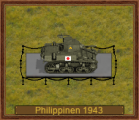 M3 Stuart eckig (jap) 44, Philippinen