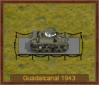 M3 Stuart eckig oKuppel (us) 43, Guadalcanal