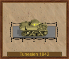 M3A1 Stuart rund (us) 42, Tunesien