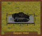 M5A1 Stuart (us) 44, Saipan
