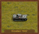 Panzer I A, Kro-1942 Kroatien