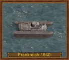 Pz II C,Schwimmkörper Sachsenberg,Wasser D-1940, Frankreich