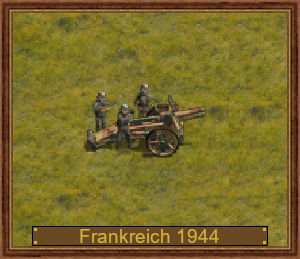 15 cm sIG 33, D-1944, Frankreich