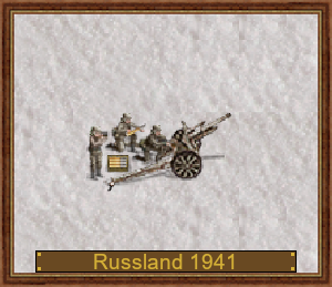 10,5 cm leFH 18 D-1941, Russland