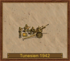 10,5 cm leFH 18 D-1942, Tunesien