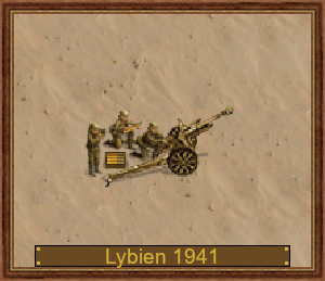 10,5 cm leFH 18M D-1941, Lybien
